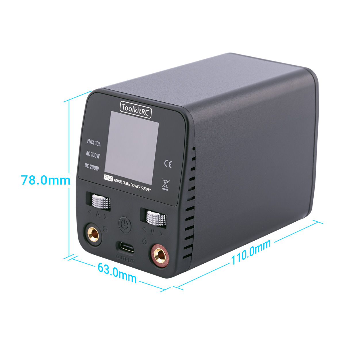 ToolkitRC P200 V2 Adaptador de - Programmable Dc Power Supply 30V 10A avaliação e preço